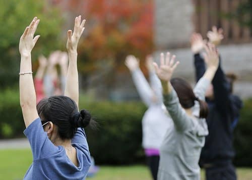 Free Community Yoga Classes at Thomas Crane