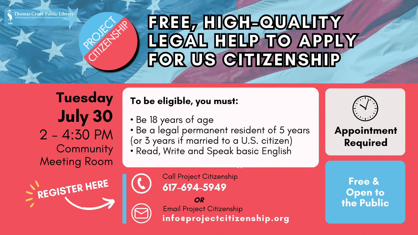 Project Citizenship: FREE Citizenship Application Assistance