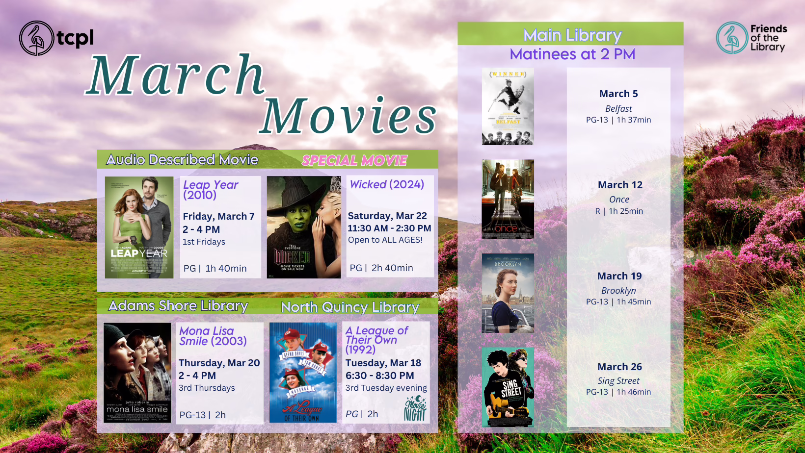 March Movies at the Library