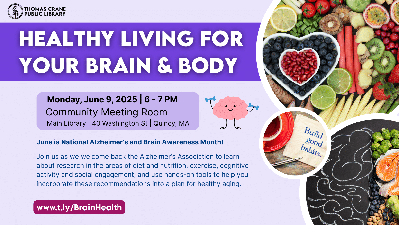 Alzheimer’s & Brain Awareness Month: Healthy Living for Your Brain & Body