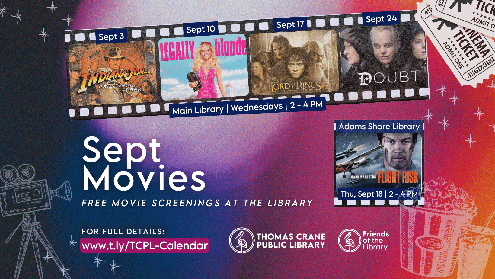 Movie Matinees Return in September