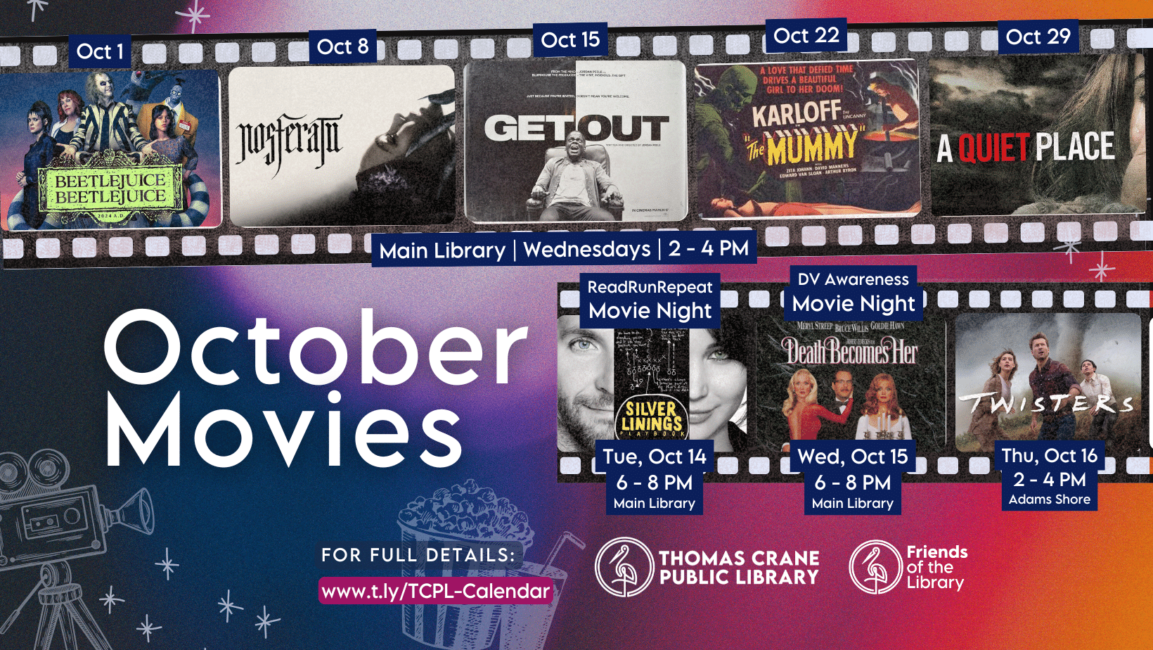 October Movie Matinees