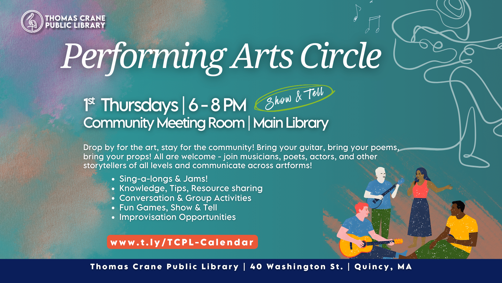 NEW Monthly Performing Arts Circle!